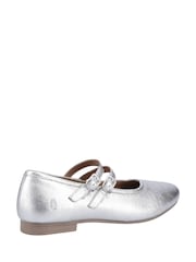 Hush Puppies Silver Nancy Mary Jane Ballet Shoes - Image 3 of 4