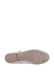 Hush Puppies Silver Nancy Mary Jane Ballet Shoes - Image 4 of 4