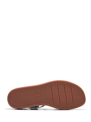 Clarks Black Leather Kimmei Twist Sandals - Image 6 of 6