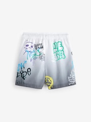 Mono Graffiti Printed Swim Shorts (3-16yrs) - Image 2 of 3