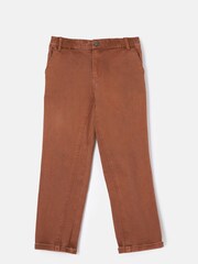 Angel & Rocket Brown Oscar Smart Washed Chino Trousers - Image 4 of 6