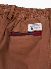 Angel & Rocket Brown Oscar Smart Washed Chino Trousers - Image 6 of 6
