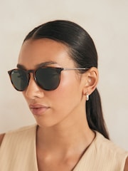 Lentes en verde y marrón - Gafas de sol Erika de Ray Ban - Imagen 2 de 3