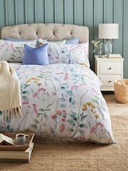 Pastel Isla Watercolour Floral 100% Cotton Duvet Cover and Pillowcase Set - Image 1 of 3