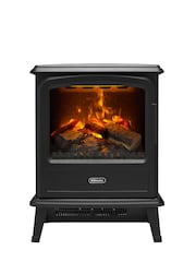 Dimplex Matt Black Evandale Electric Stove Fireplace - Image 4 of 9