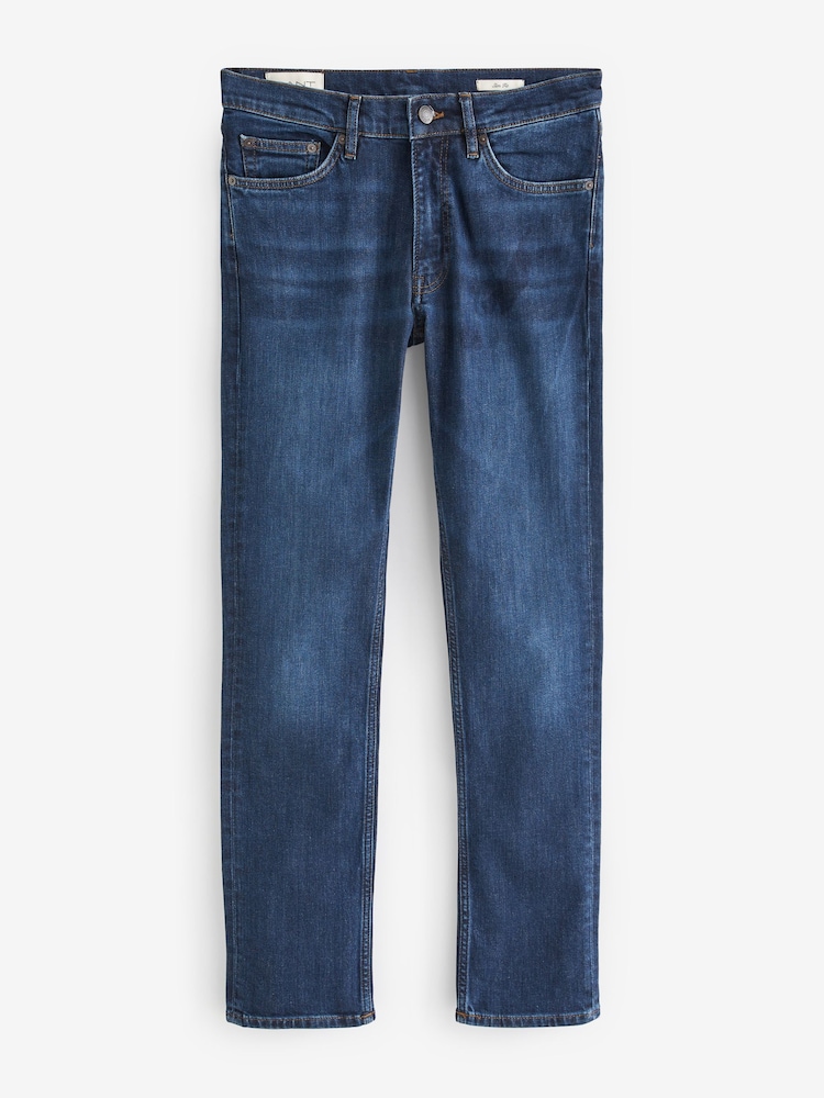 GANT Dark Blue Worn In Slim Fit Jeans - Image 8 of 8