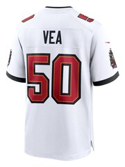 Nike White NFL Tampa Bay Buccaneers Game Road Jersey - Vita Vea - Image 3 of 3