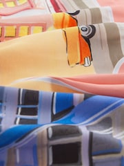 Reiss x McLaren F1 Team Pink Multi McLaren F1 Miami Drawstring Shorts - Image 6 of 7