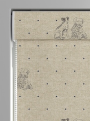 Emily Bond Indigo Blue 100% Cotton Millie Made to Measure Roman Blinds - Image 3 of 5