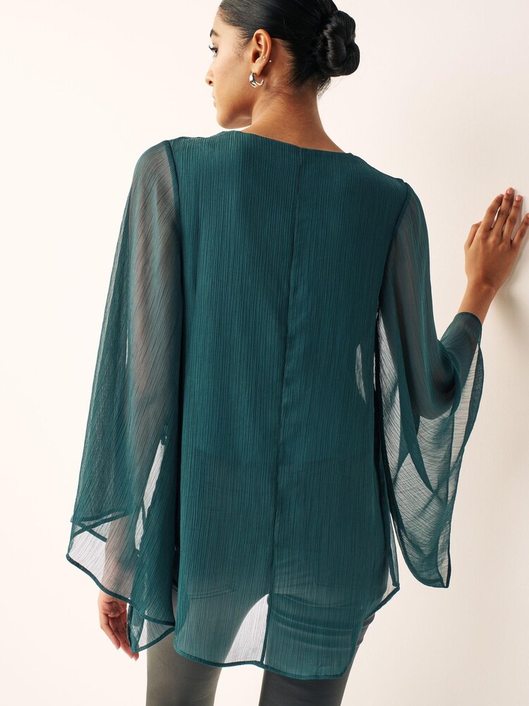 Morski - Long Sleeve Cape Blouse - Image 3 of 6