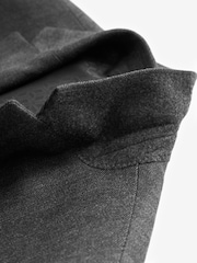 Grey Tailored Wool Blend Herringbone Suit Jacket - Image 11 of 11