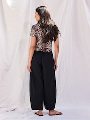 Ro&Zo Animal Leopard Print Cotton Jersey Baby T-Shirt - Image 3 of 3