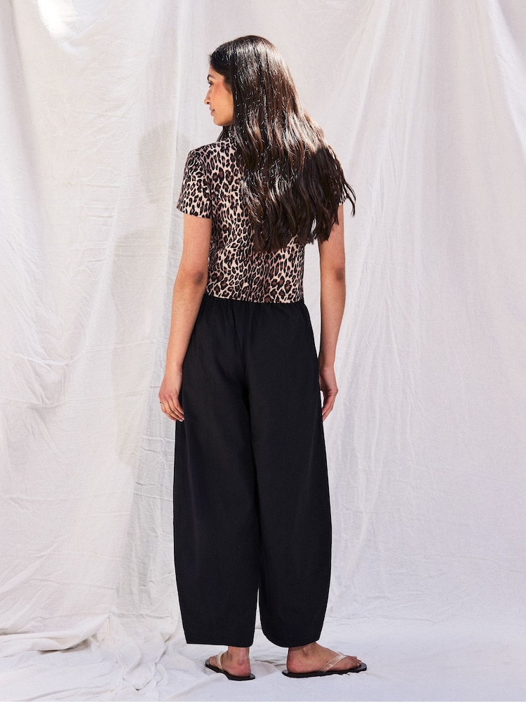 Ro&Zo Animal Leopard Print Cotton Jersey Baby T-Shirt - Image 3 of 3