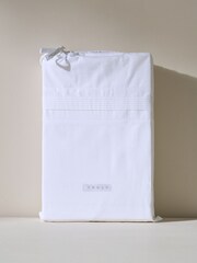Truly White Micro Pleat 100% Cotton Pillowcase - Image 2 of 3