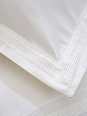 Truly White Micro Pleat 100% Cotton Pillowcase - Image 3 of 3