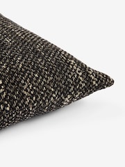 Black 50 x 50cm Ashton Chenille Cushion - Image 5 of 5