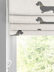 Emily Bond Natural 100% Cotton Basil Made to Measure Roman Blinds - Image 2 of 5