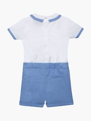 Trotters London Little Pale Stripe 100% Cotton The Rupert Set - Image 4 of 5