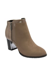 Lotus Light Natural Heeled Ankle Boots - Image 1 of 4