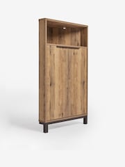 Dark Bronx Oak Effect Corner Cabinet - Image 9 of 10