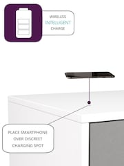 Frank Olsen Grey Smart LED Side Table - Image 4 of 6