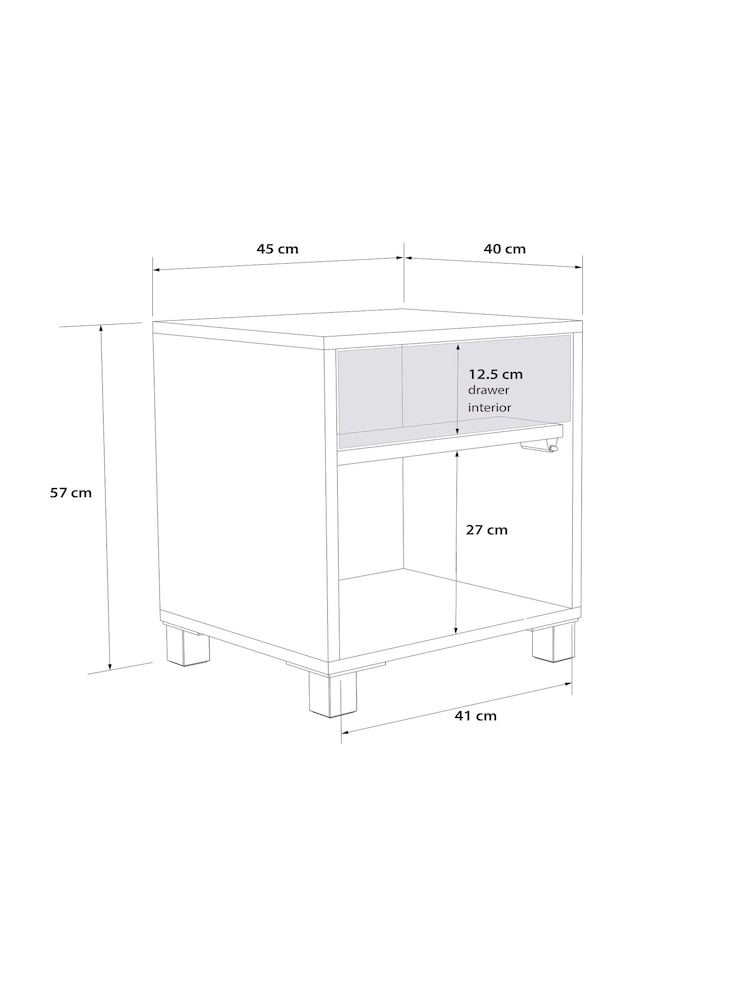 Frank Olsen Grey Smart LED Side Table - Image 6 of 6