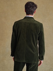 Barbour® Green Corduroy Slim Fit Suit Jacket - Image 4 of 19
