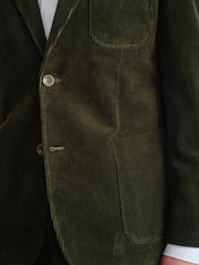Barbour® Green Corduroy Slim Fit Suit Jacket - Image 7 of 19
