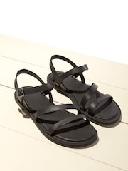 TOMS Kira Leather Sandals - Image 1 of 6