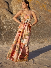 Multi Myleene Klass Printed Orange Sundress - Image 1 of 6