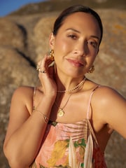Multi Myleene Klass Printed Orange Sundress - Image 4 of 6