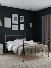 Rose Gold Leamington Metal Bed Frame - Image 1 of 5