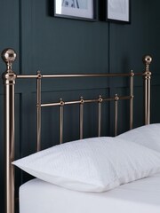 Rose Gold Leamington Metal Bed Frame - Image 2 of 5