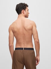 BOSS Khaki Green Starfish Contrast Logo Swim Shorts - Image 2 of 4