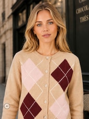 Yumi Argyll Strikket Cardigan - Bilde 3 av 4