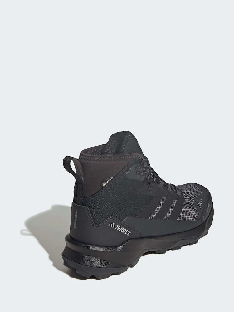 adidas Terrex Black Skychaser Ax5 Mid Gore-Tex Climawarm+ Hiking Shoes - Image 2 of 5 adidas Terrex Black Skychaser Ax5 Mid Gore-Tex Climawarm+ Hiking Shoes - Image 2 of 5