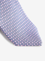 Pink/Light Blue Link Signature Made In Italy Design Tie - Image 2 of 3