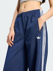 adidas originals Blue Pinstripe Firebird Loose Trackpant - Image 3 of 5