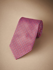 Orange Link Signature Made In Italy Design Tie - Image 1 of 3