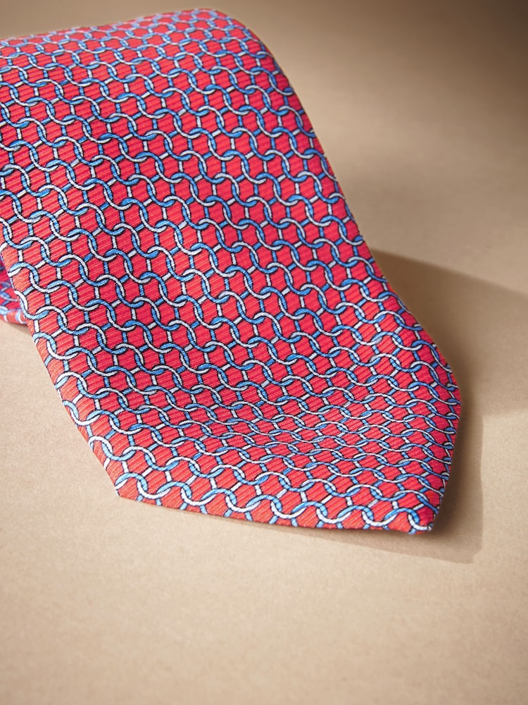 Orange Link Signature Made In Italy Design Tie - Image 2 of 3