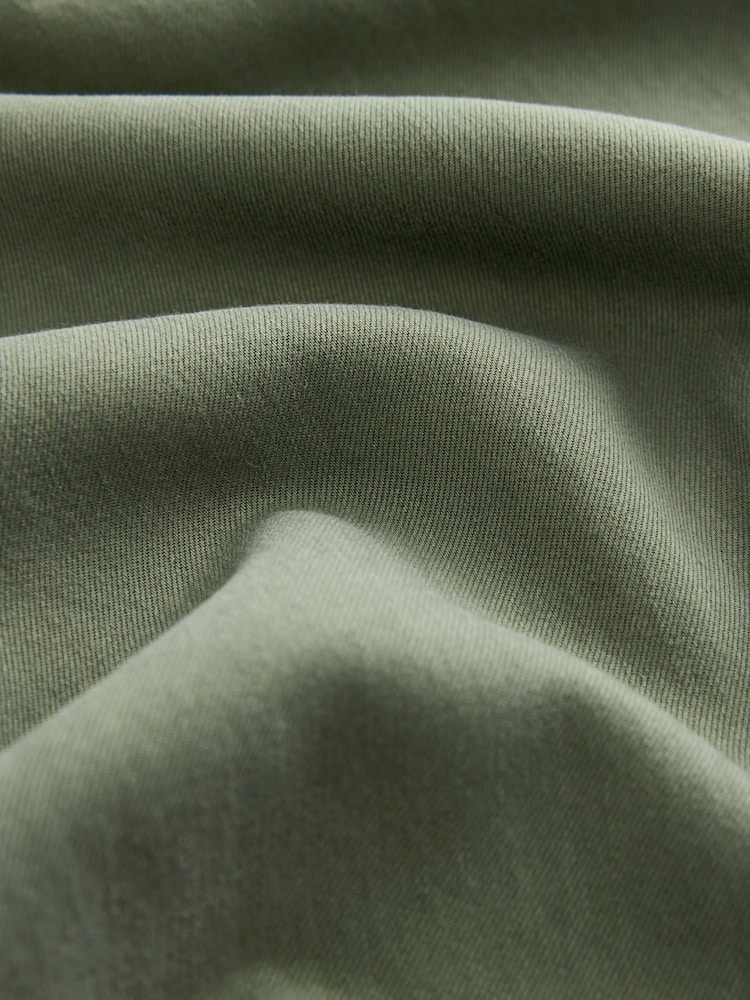Khaki Green TENCEL™ Wide Leg Jumpsuit - Image 6 of 6