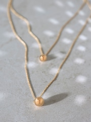 Mint Velvet Gold Tone Double Necklace - Image 1 of 3