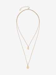 Mint Velvet Gold Tone Double Necklace - Image 3 of 3