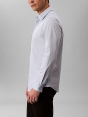 Calvin Klein Blue Slim Stretch Button Down Shirt - Image 4 of 4