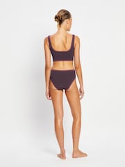 ModiBodi Brown Seamless Square Neck Crop Top - Image 5 of 7