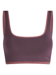 ModiBodi Brown Seamless Square Neck Crop Top - Image 7 of 7