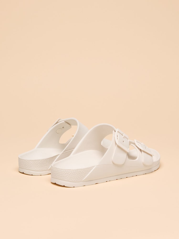 Joules Sunseeker White EVA Sliders - Image 5 of 6