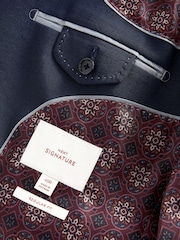 Leuchtend Blau - Signature Anzugjacke in Slim Fit aus italienischem Stoff - Bild 8 von 10