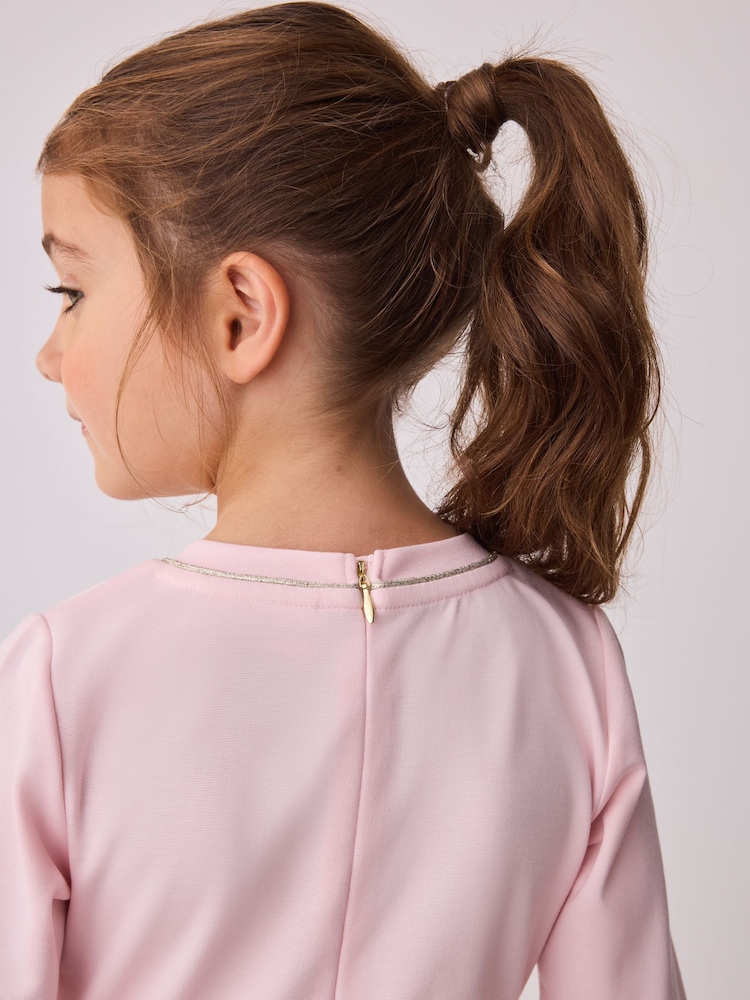 Baker by Ted Baker Pink Peplum Hem Ponte Dress - Image 6 of 6 Baker by Ted Baker Pink Peplum Hem Ponte Dress - Image 6 of 6