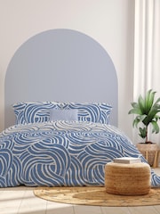 Copenhagen Home Blue Sofia Duvet Cover Set - Image 1 of 5